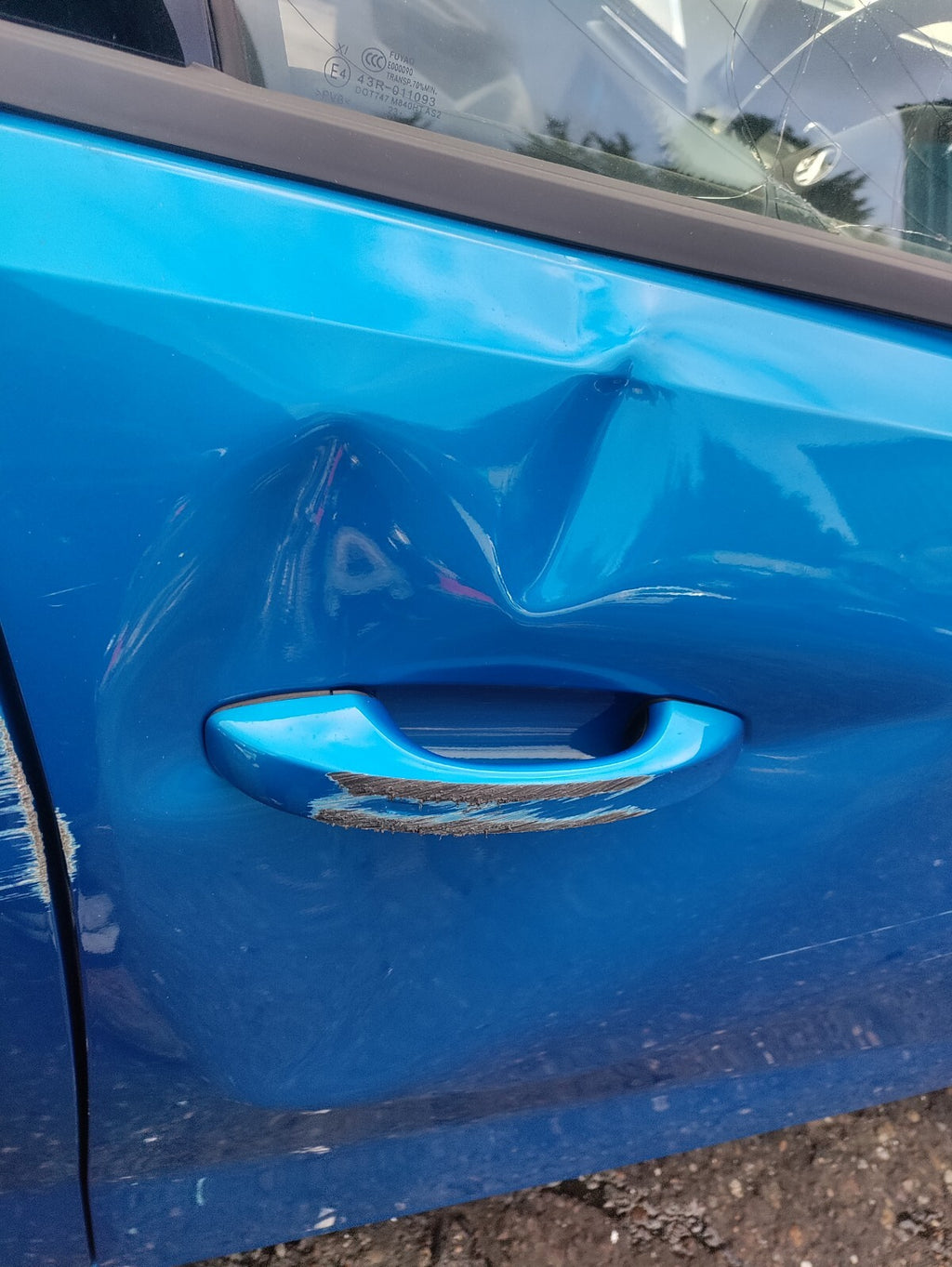 2024 VAUXHALL ASTRA L ESTATE OSF DRIVER FRONT BARE DOOR DAMAGE BLUE ESM