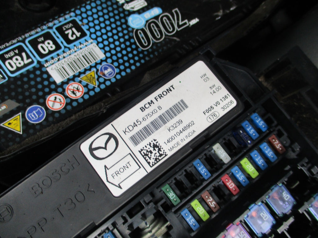 2013 MAZDA CX 5 MK1 FUSE BOX CONTROL MODULE RELAY BOX