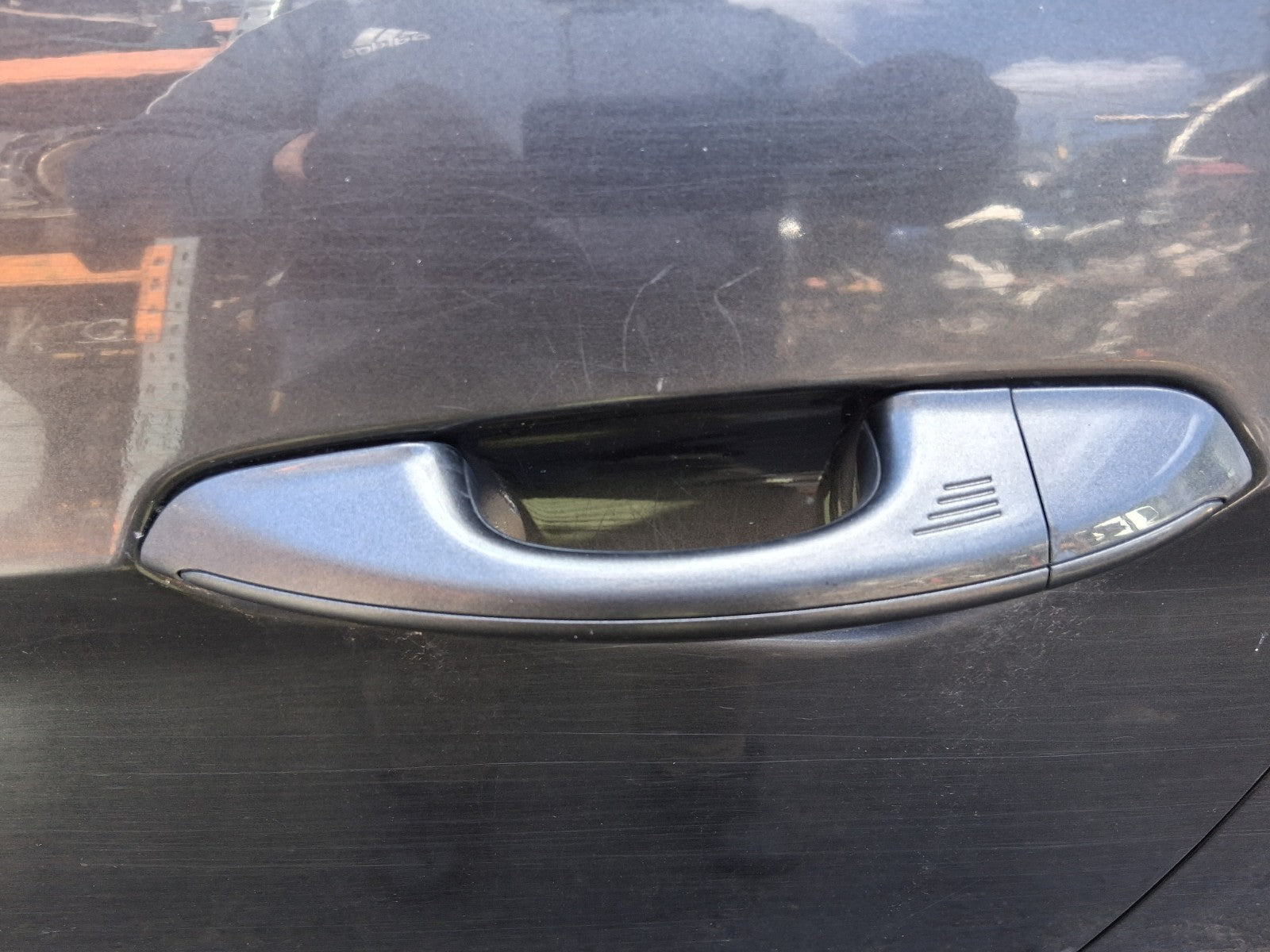 2017 FORD S MAX MK2 NSF DRIVER SIDE FRONT LEFT EXTERIOR DOOR HANDLE GREY
