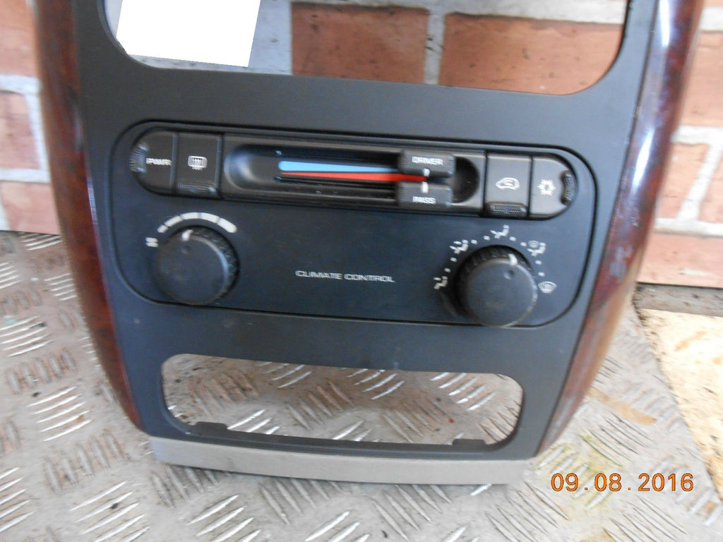 CHRYSLER VOYAGER 2001 HEATER CONTROL AIR VENT SURROUND TRIM PANEL 05009175AA