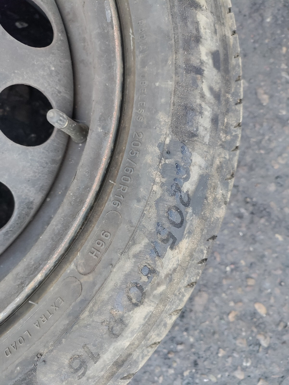 2019 PEUGEOT PARTNER MK3 STEEL WHEEL WITH 16 INCH TYRE 20560R16