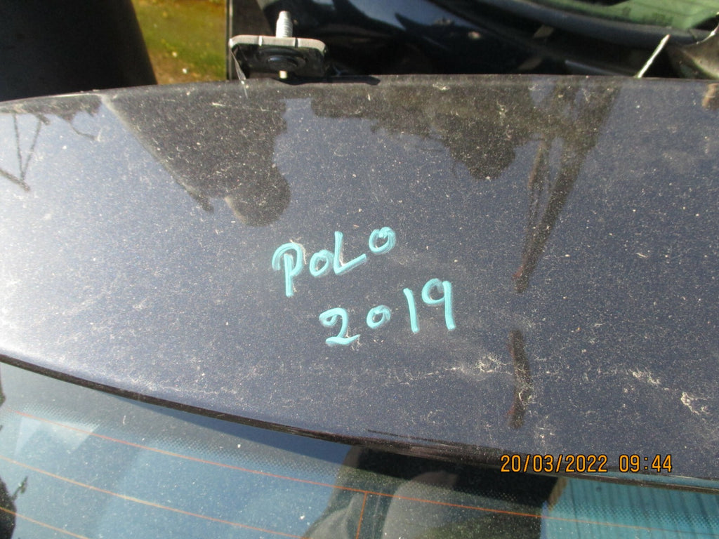 VOLKSWAGEN POLO 2019 MK6 AW REAR COMPLETE TAILGATE BLACK