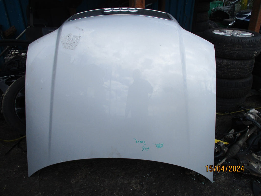 AUDI A6 C5 2002 FRONT COMPLETE BONNET HOOD SILVER