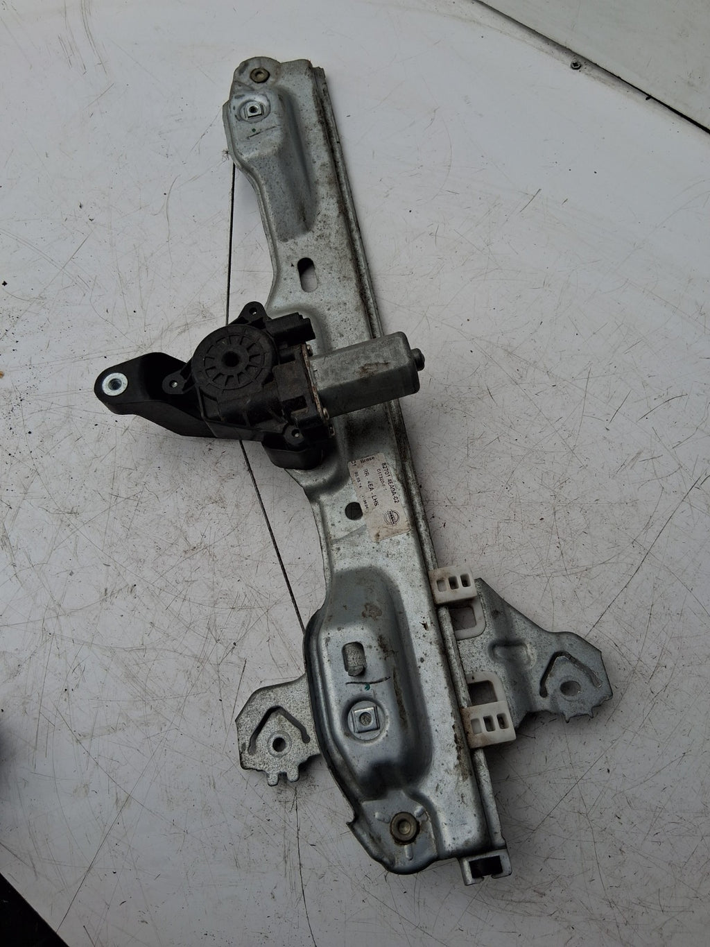 2015 NISSAN QASHQAI NSR PASSENGER REAR DOOR WINDOW REGULATOR & MOTOR 827014EA0A