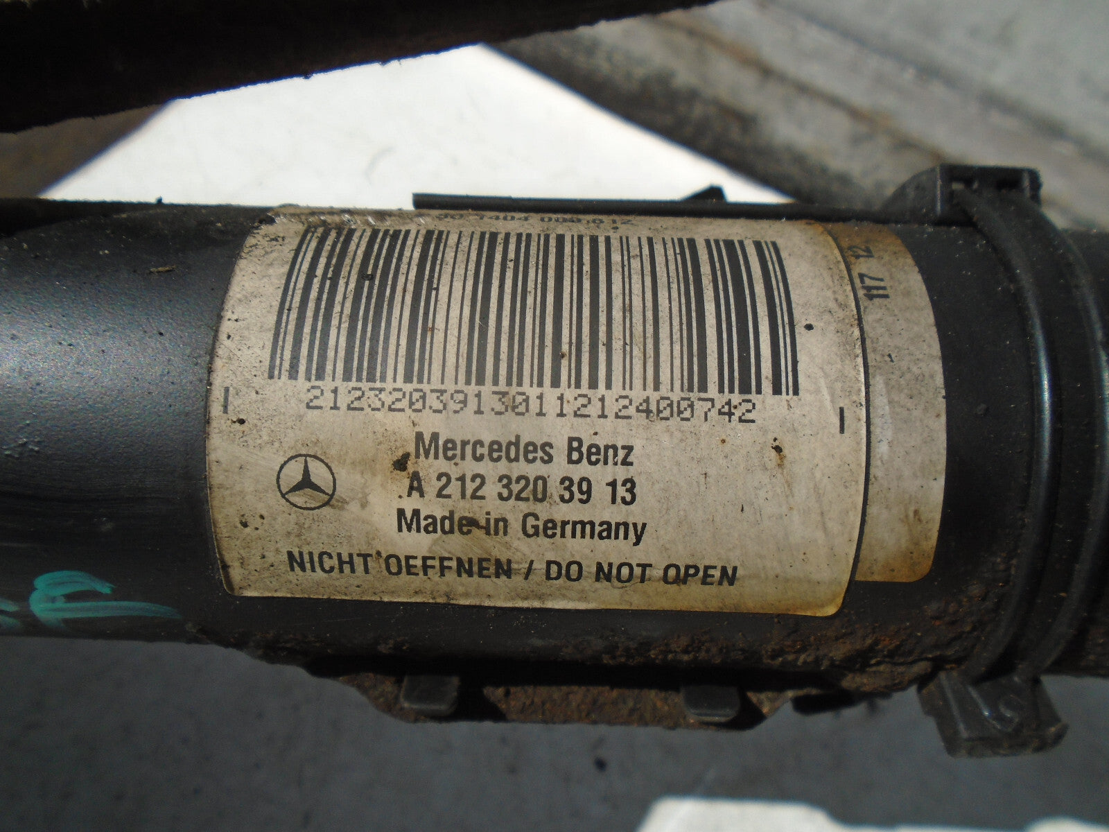 MERCEDES BENZ E CLASS W212 2012 NSF PASSENGER FRONT SHOCK ABSORBER A2123203913