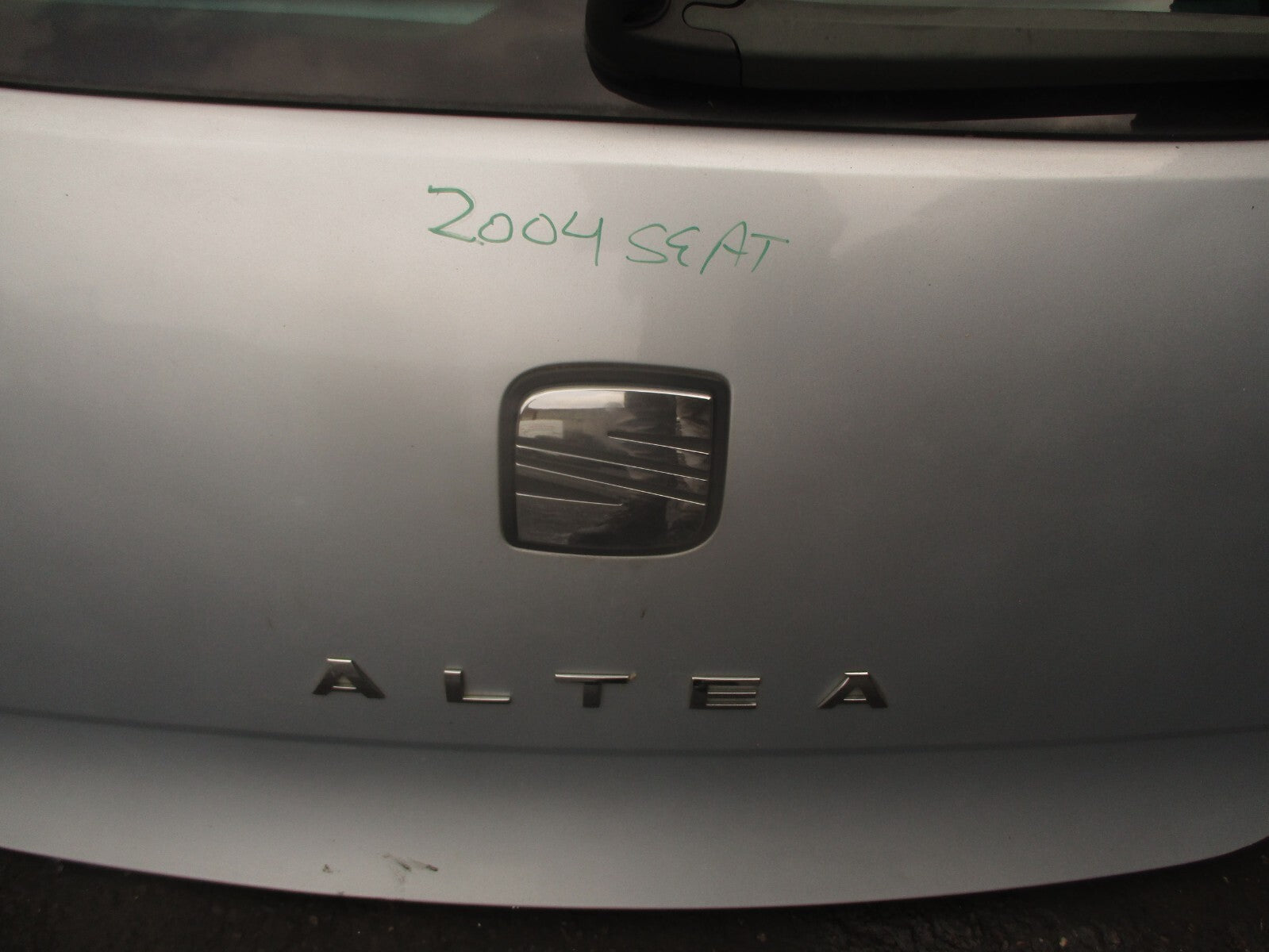 2004 SEAT ALTEA MK1 REAR BOOTLID TAILGATE BOOT GREY