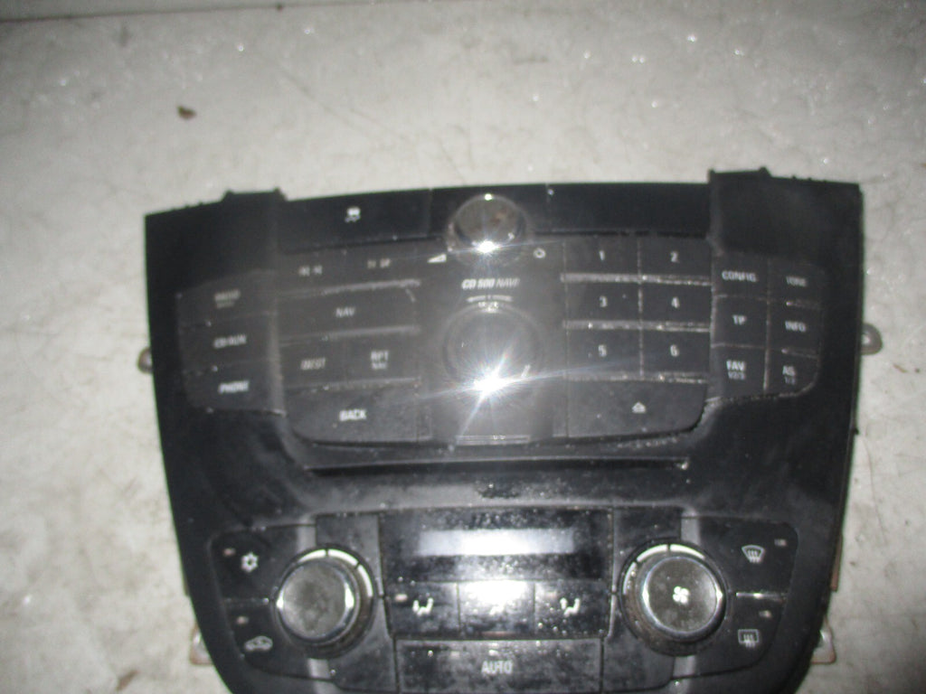 VAUXHALL INSIGNIA MK1 2011 CENTRE STEREO & CLIMATE CONTROL PANEL 13273255