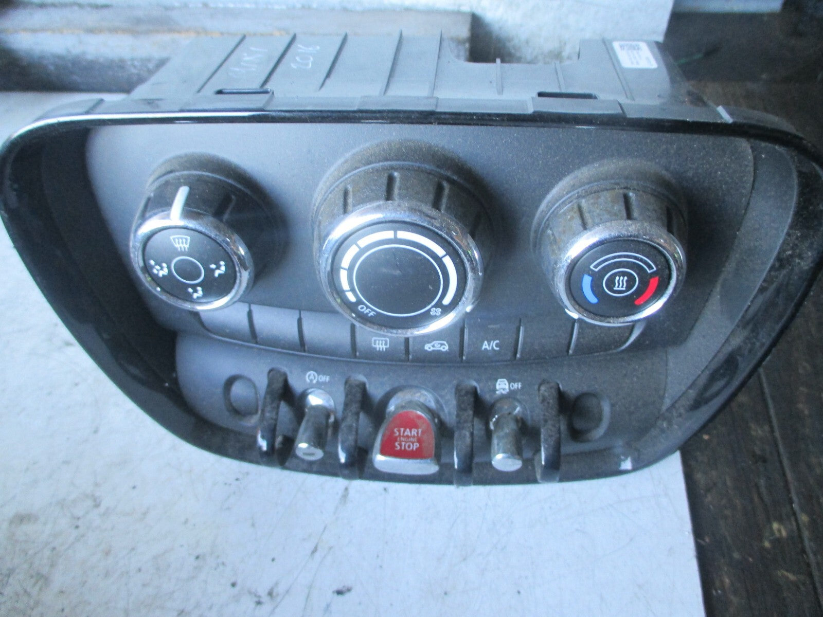 BMW MINI CLUBMAN F54 2016 HEATER AC CLIMATE CONTROL SWITCH PANEL 9383896