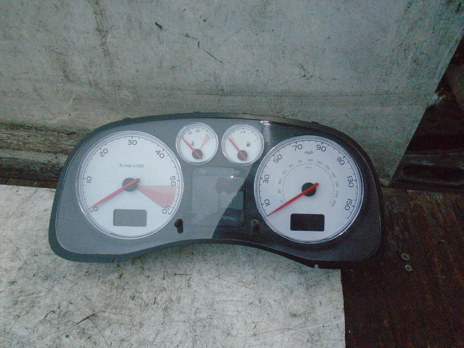 PEUGEOT 307 CC 2007 1.4 1.6 2.0 HDI SPEEDOMETER INSTRUMENT CLUSTER 9655926180