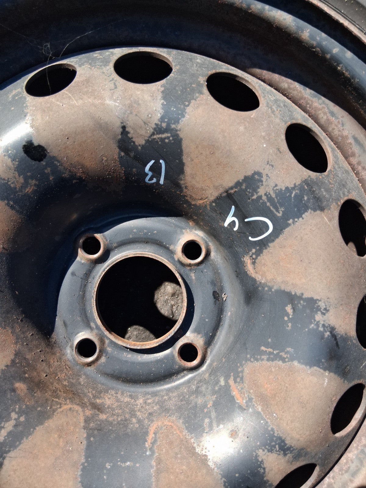 2013 CITROEN C4 MK2 16 INCH STEEL WHEEL WITH TYRE 205/55R16