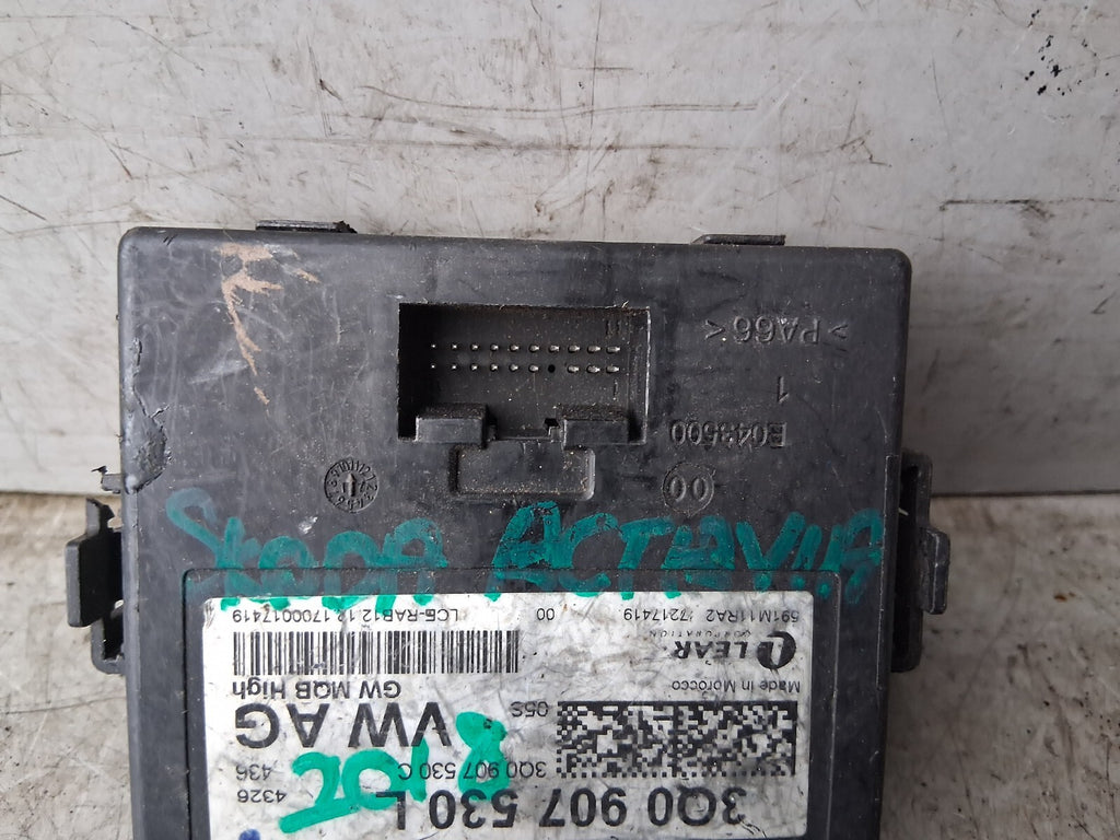 2018 SKODA OCTAVIA MK3 1.0 TFSI PETROL GATEWAY CONTROL MODULE UNIT 3Q0907530L