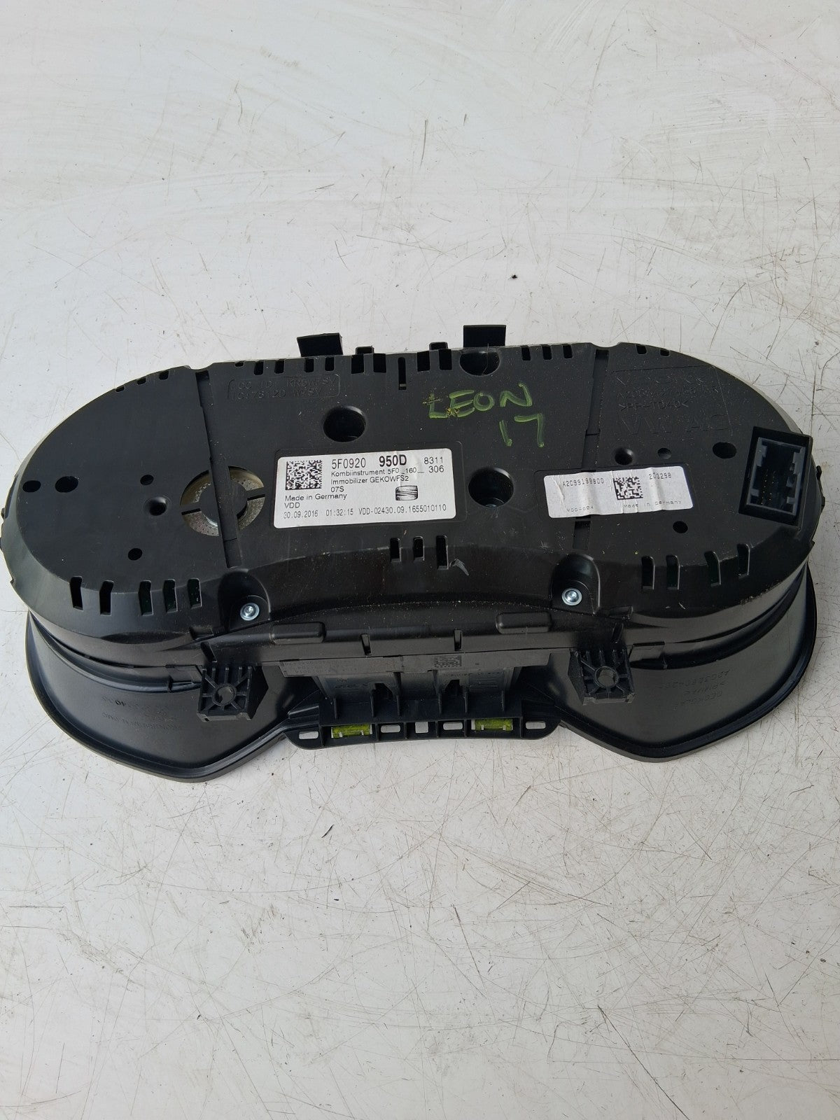 SEAT LEON 2017 MK3 SPEEDO SPEEDOMETER INSTRUMENT CLUSTER A2C99198800