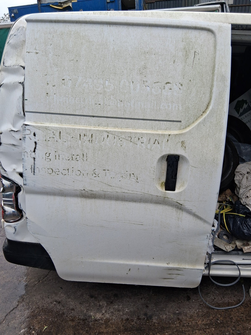 2018 NISSAN NV200 OS DRIVER SIDE RIGHT COMPLETE SLIDING DOOR
