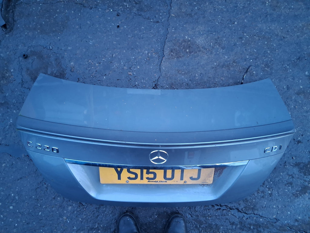 2015 MERCEDES-BENZ C-CLASS COUPE W204 FACELIFT REAR BARE TAILGATE SILVER