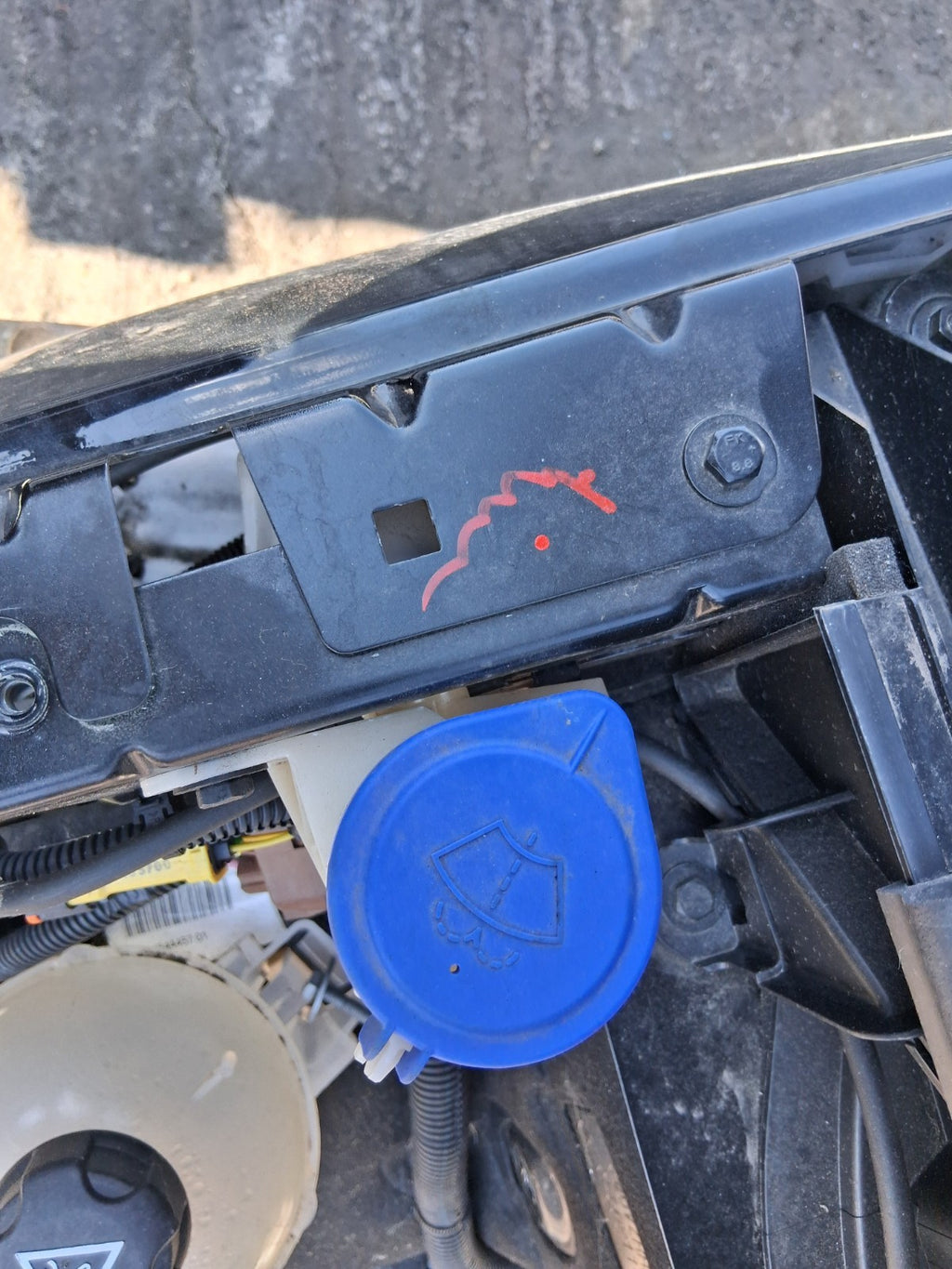 2024 VAUXHALL GRANDLAND MK1 1.2 PETROL FRONT WINDSCREEN WASHER BOTTLE RESERVOIR