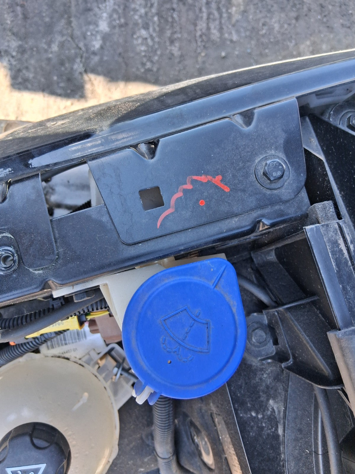 2024 VAUXHALL GRANDLAND MK1 1.2 PETROL FRONT WINDSCREEN WASHER BOTTLE RESERVOIR