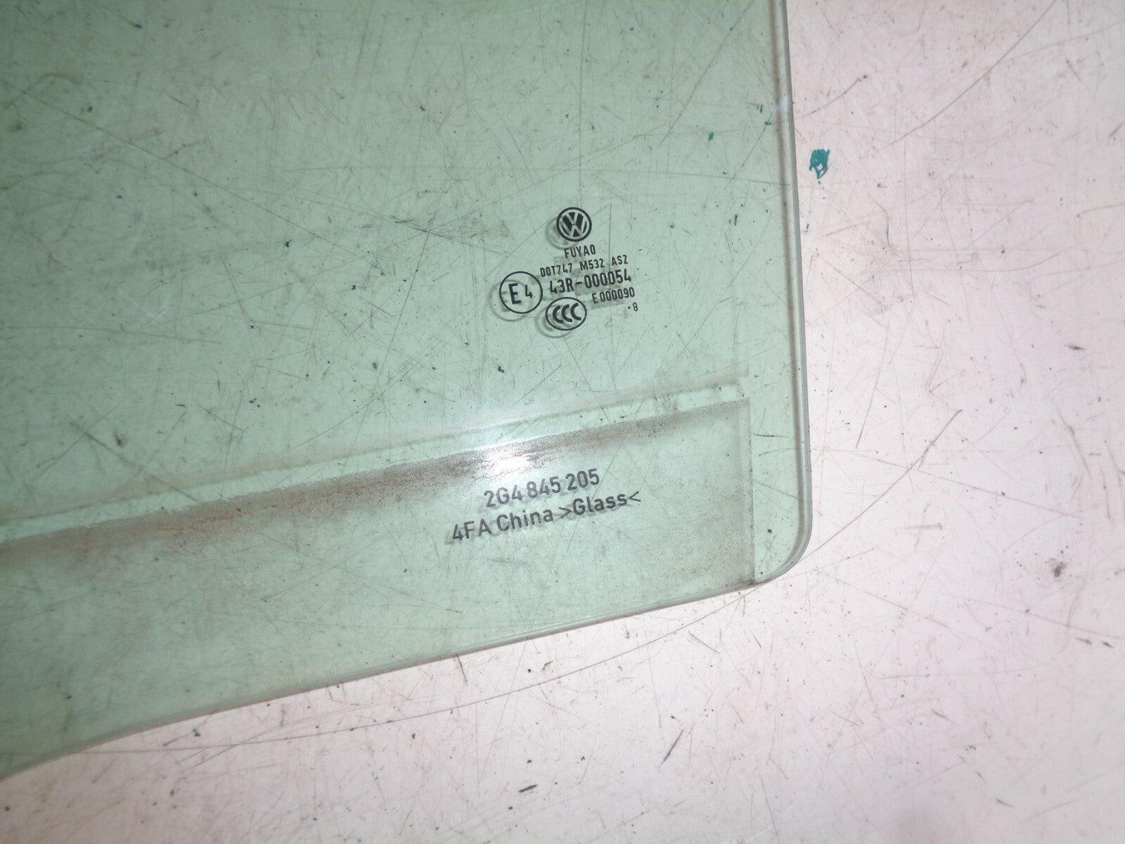 VW VOLKSWAGEN POLO MK6 AW 2019 NSR PASSENGER SIDE REAR DOOR WINDOW GLASS