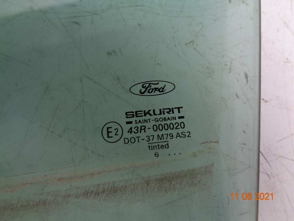 FORD MONDEO MK3 2006 NSF PASSENGER SIDE FRONT WINDOW GLASS 43R-000020