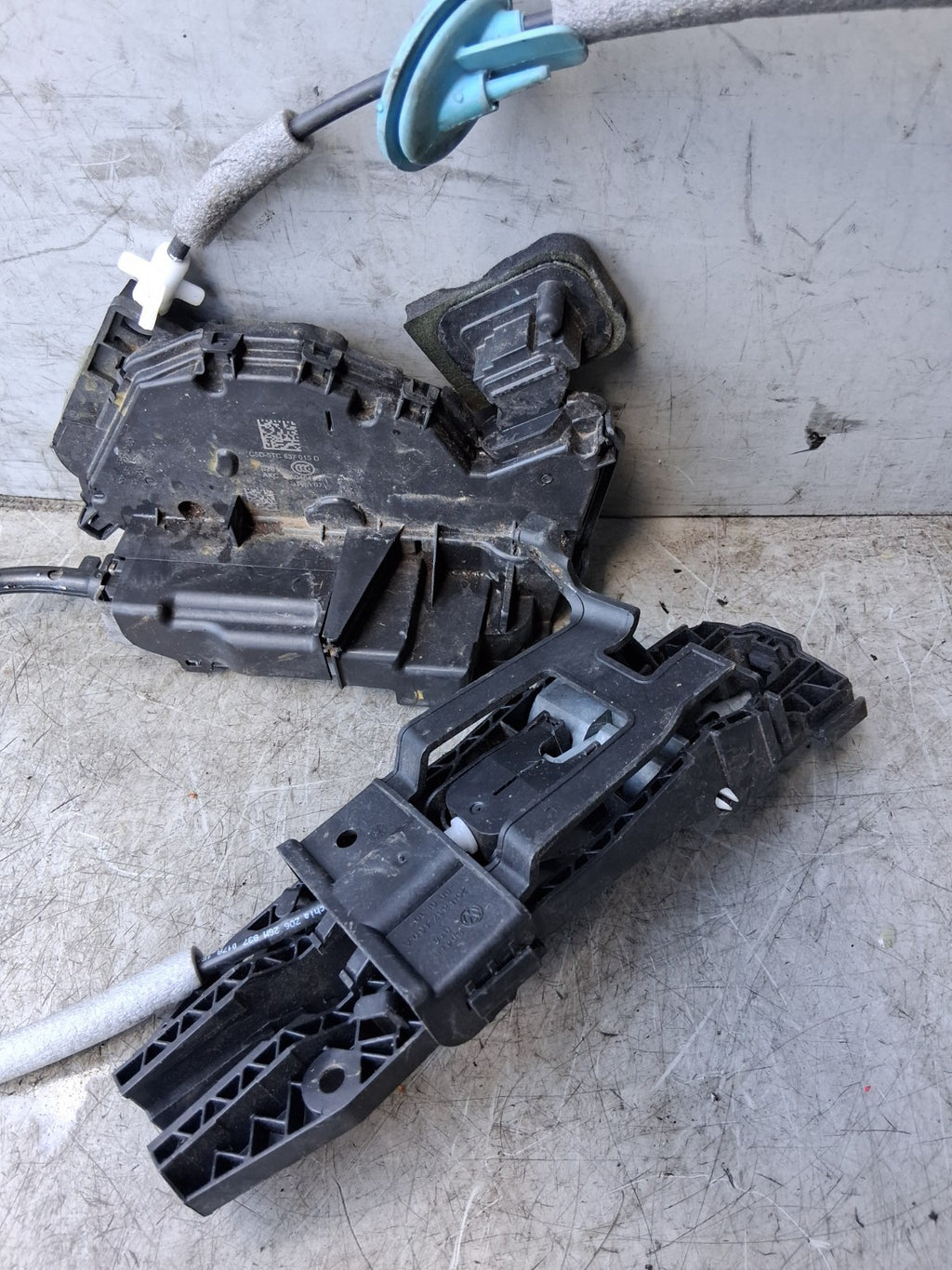 VW VOLKSWAGEN T CROSS 2023 NSF PASSENGER SIDE DOOR LOCK MECHANISM C5D5TC837015