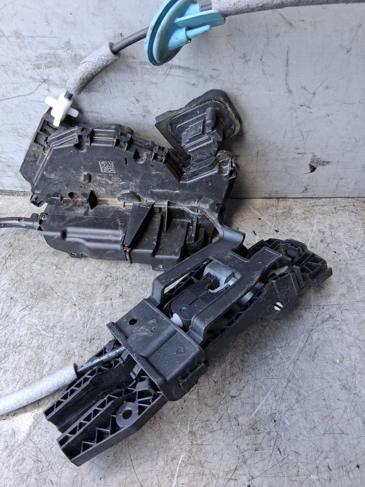 VW VOLKSWAGEN T CROSS 2023 NSF PASSENGER SIDE DOOR LOCK MECHANISM C5D5TC837015