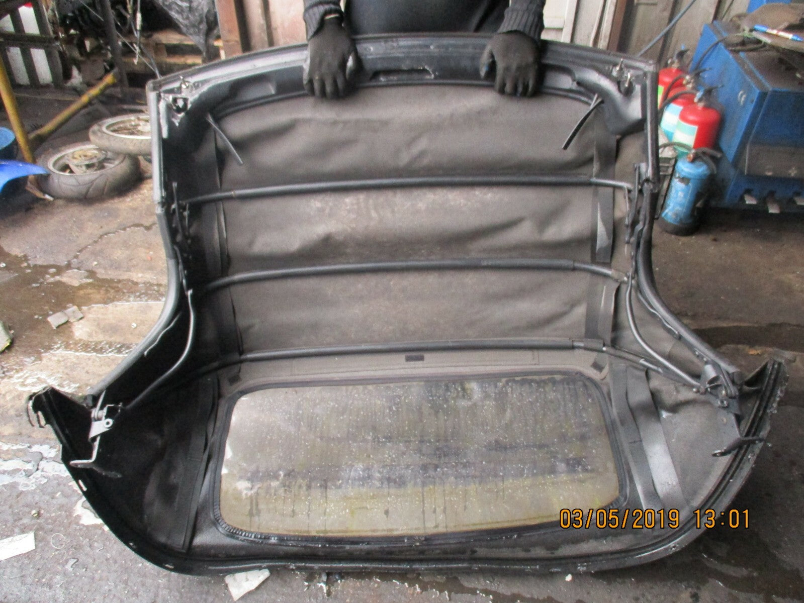 BMW Z3 E36 CONVERTIBLE FULL FOLDING SOFT TOP ROOF BLACK