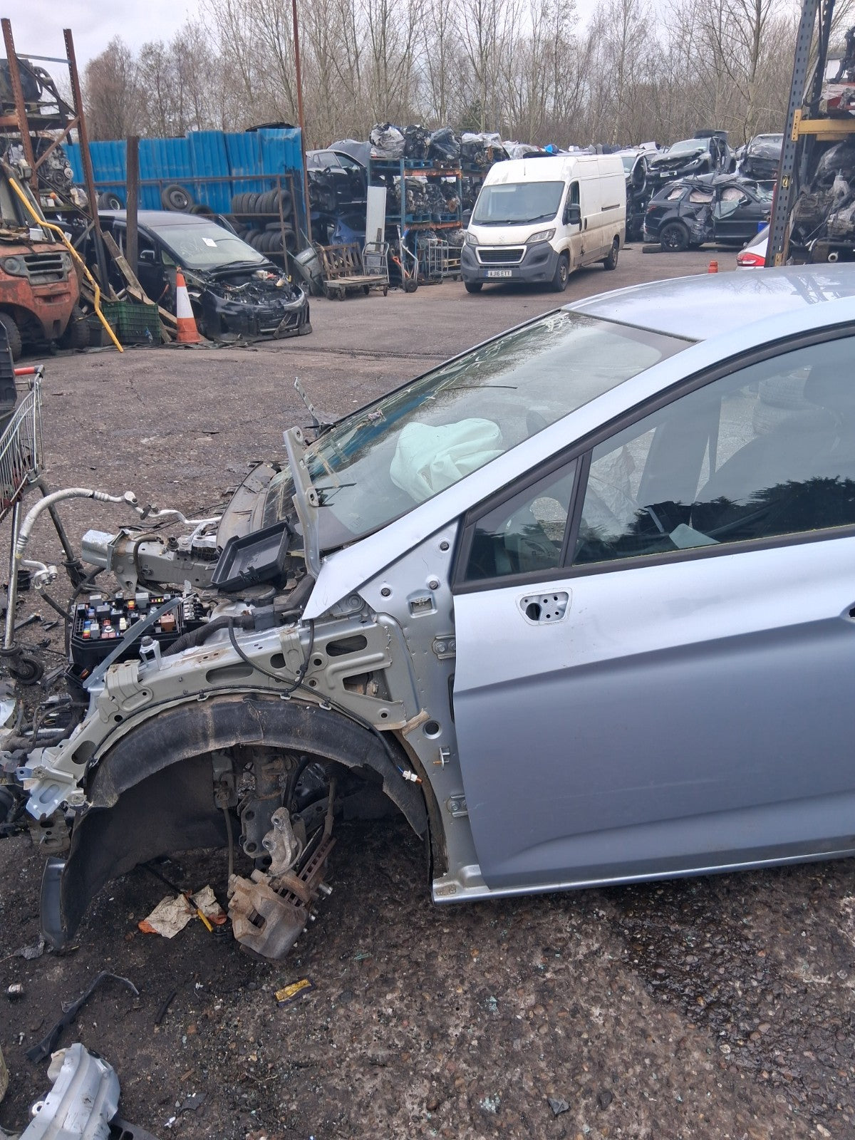 2019 VAUXHALL ASTRA K NSF PASSENGER SIDE FRONT LEFT QUARTER PANEL SILVER Z189