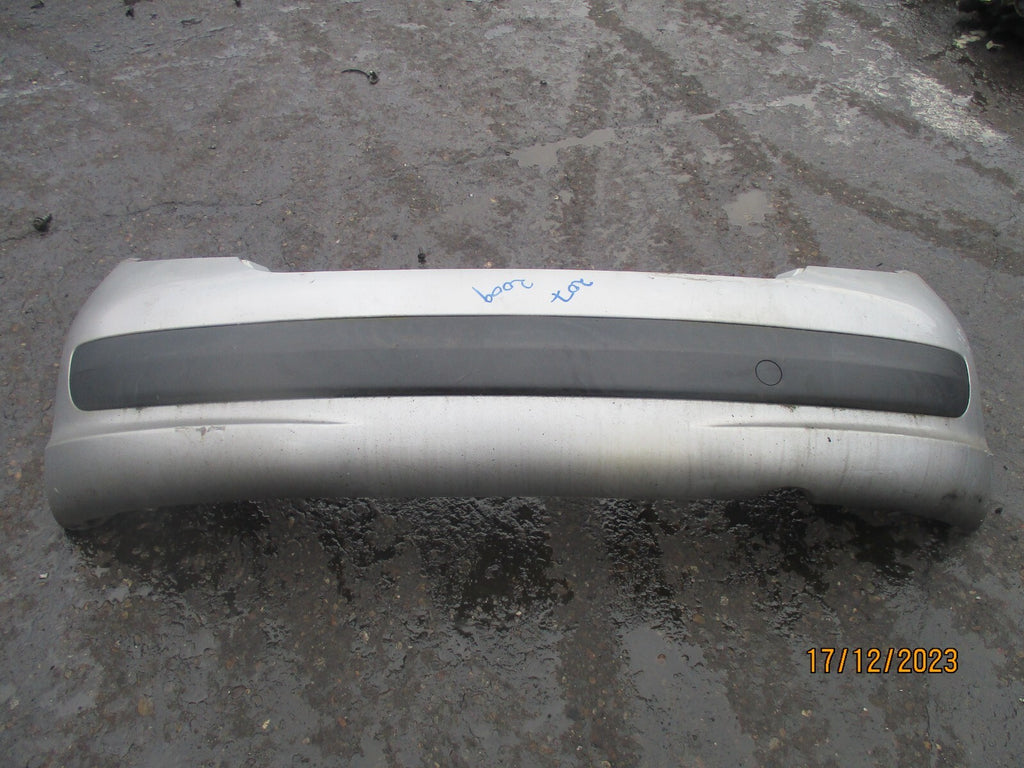 PEUGEOT 207 2009 3 DOOR REAR COMPLETE BUMPER SILVER