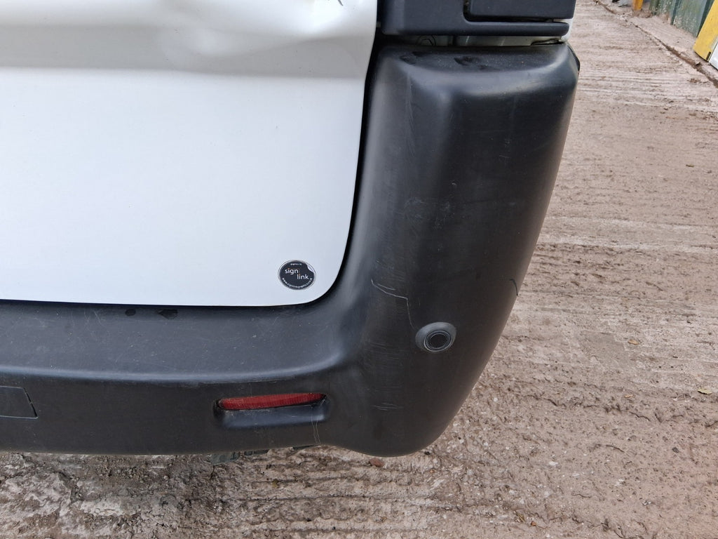 2016 CITROEN DISPATCH MK2 COMPLETE REAR BUMPER WITH PDC SENSORS BLACK