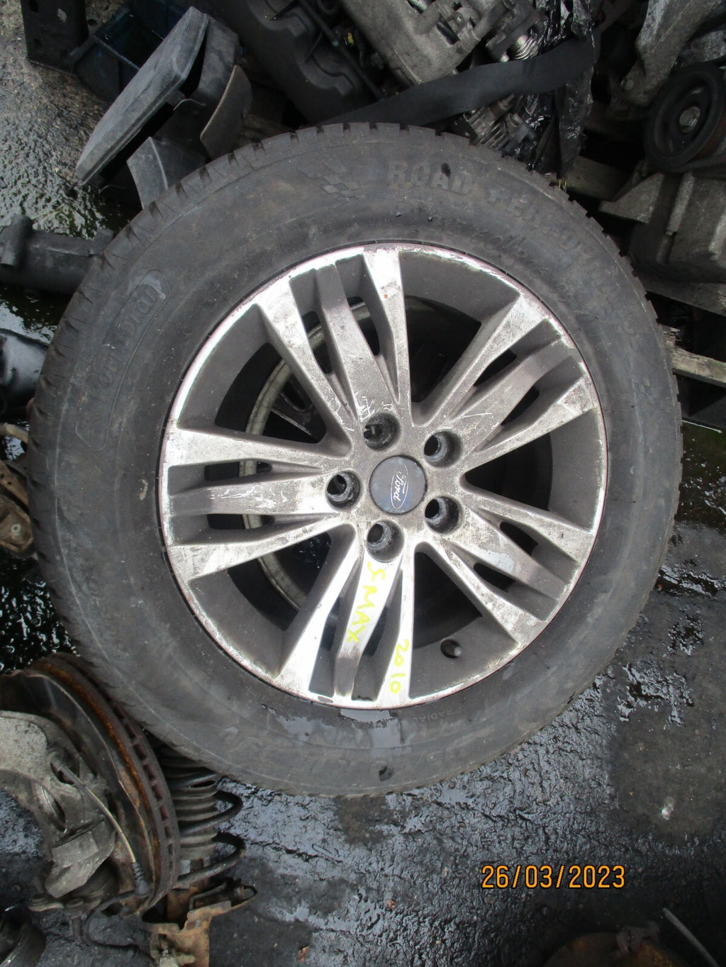 FORD S MAX 2010 16 INCH SINGLE ALLOY WHEEL WITH TYRE 215/60R16