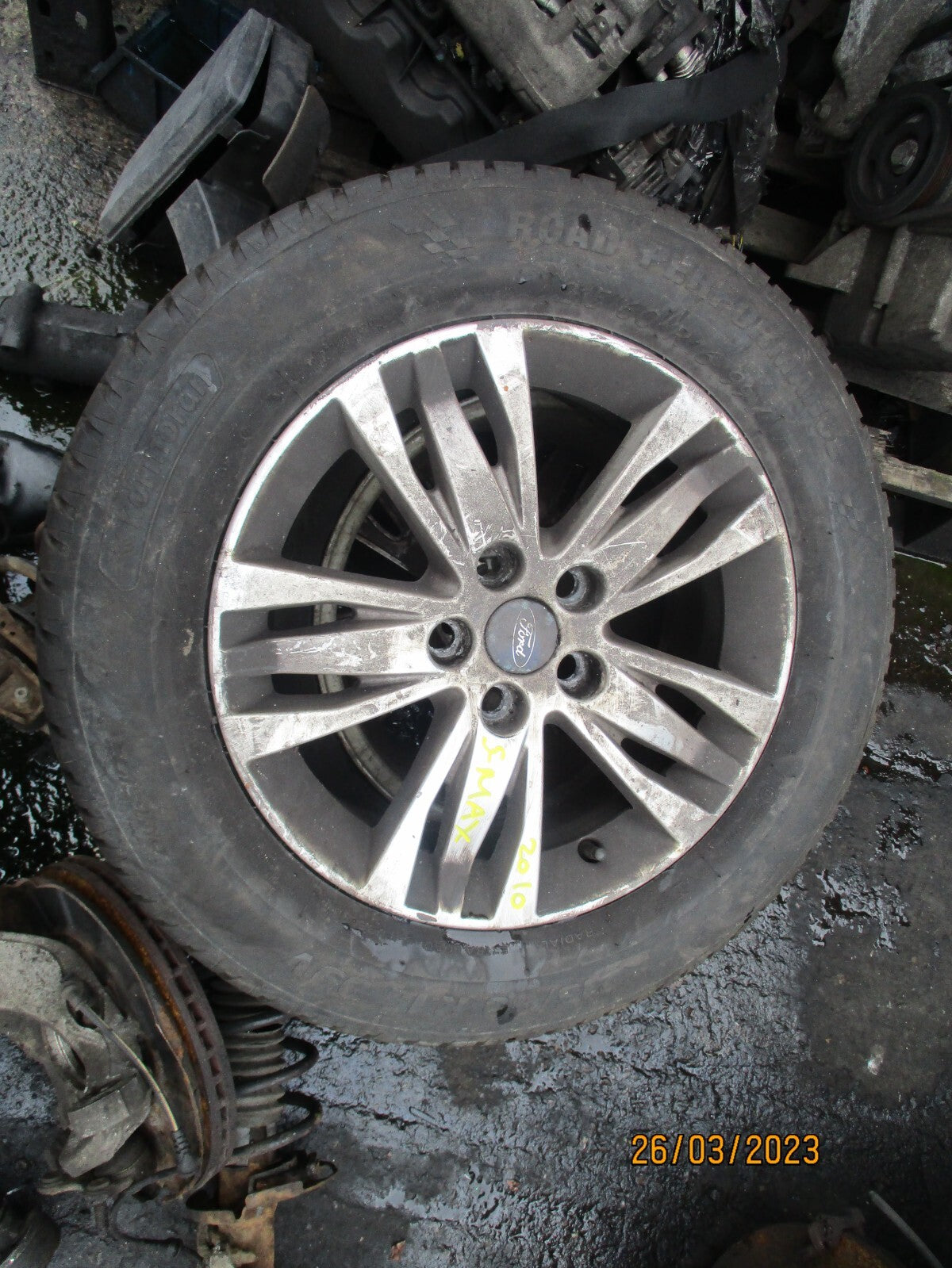 FORD S MAX 2010 16 INCH SINGLE ALLOY WHEEL WITH TYRE 215/60R16