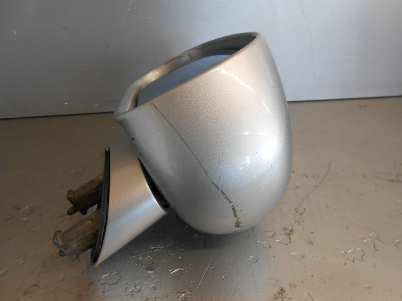 AUDI TT 8N 2001 NS PASSENGER SIDE ELECTRIC DOOR WING MIRROR SILVER LY7W