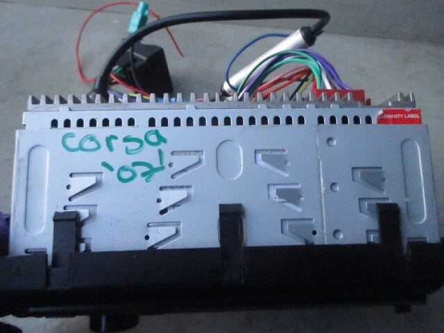 2007 VAUXHALL CORSA RADIO HEAD UNIT DISPLAY SCREEN
