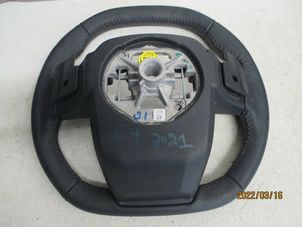 CITROEN C4 MK3 2021 3 SPOKE MULTIFUNCTION LEATHER STEERING WHEEL 98406912ZD