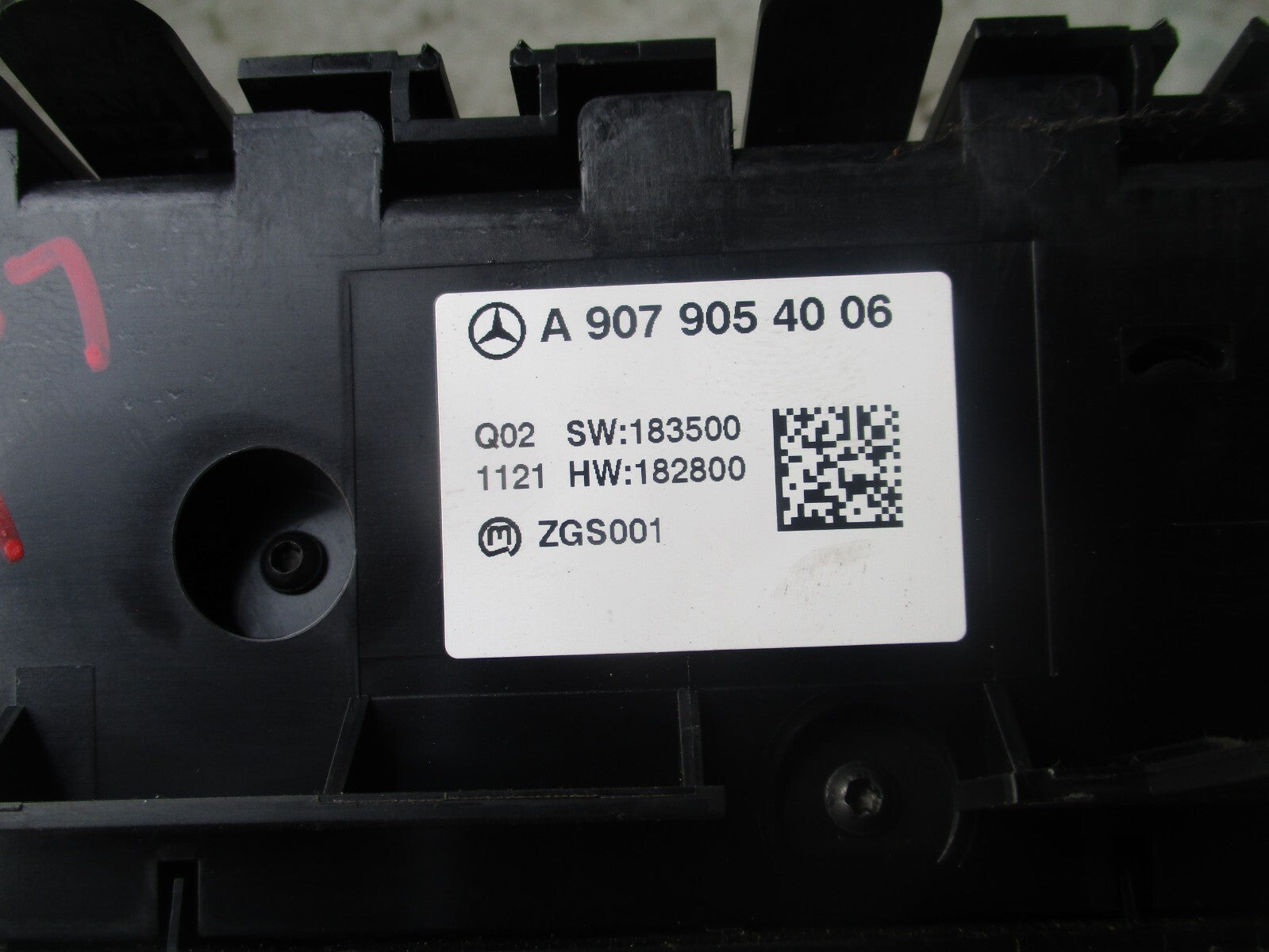 2021 MERCEDES BENZ SPRINTER W907 HEATER AC CLIMATE CONTROL SWITCH A9079054006