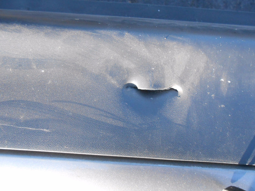 SEAT IBIZA 6L (MK4) 2002 - 2008 REAR BACK PLASTIC BUMPER LS7U GRIS SOMBRA GREY