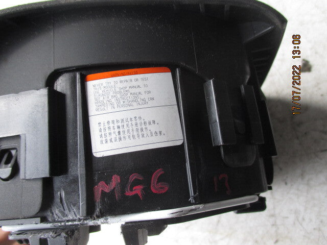 MG MG6 2011 DRIVER'S STEERING WHEEL AIRBAG 34105757