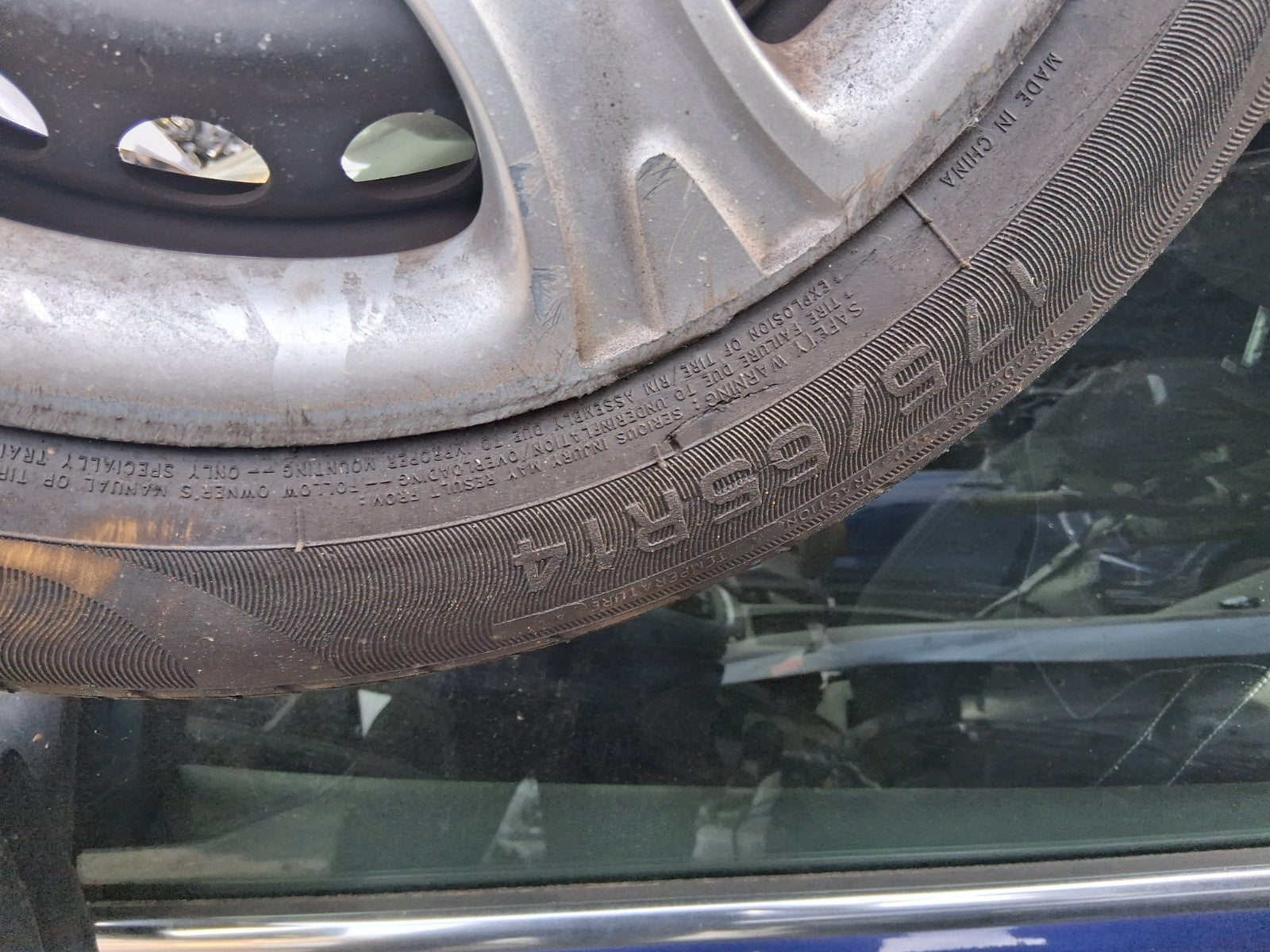 2019 KIA PICANTO MK3 14 INCH STEEL WHEEL WITH TYRE 175/65R14