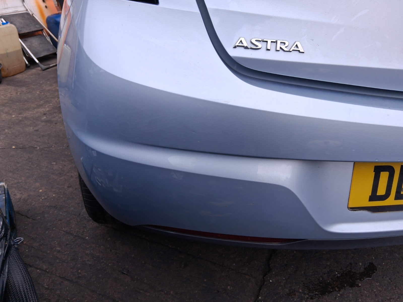 2019 VAUXHALL ASTRA K REAR COMPLETE BUMPER MAGNETIC SILVER METALLIC Z189