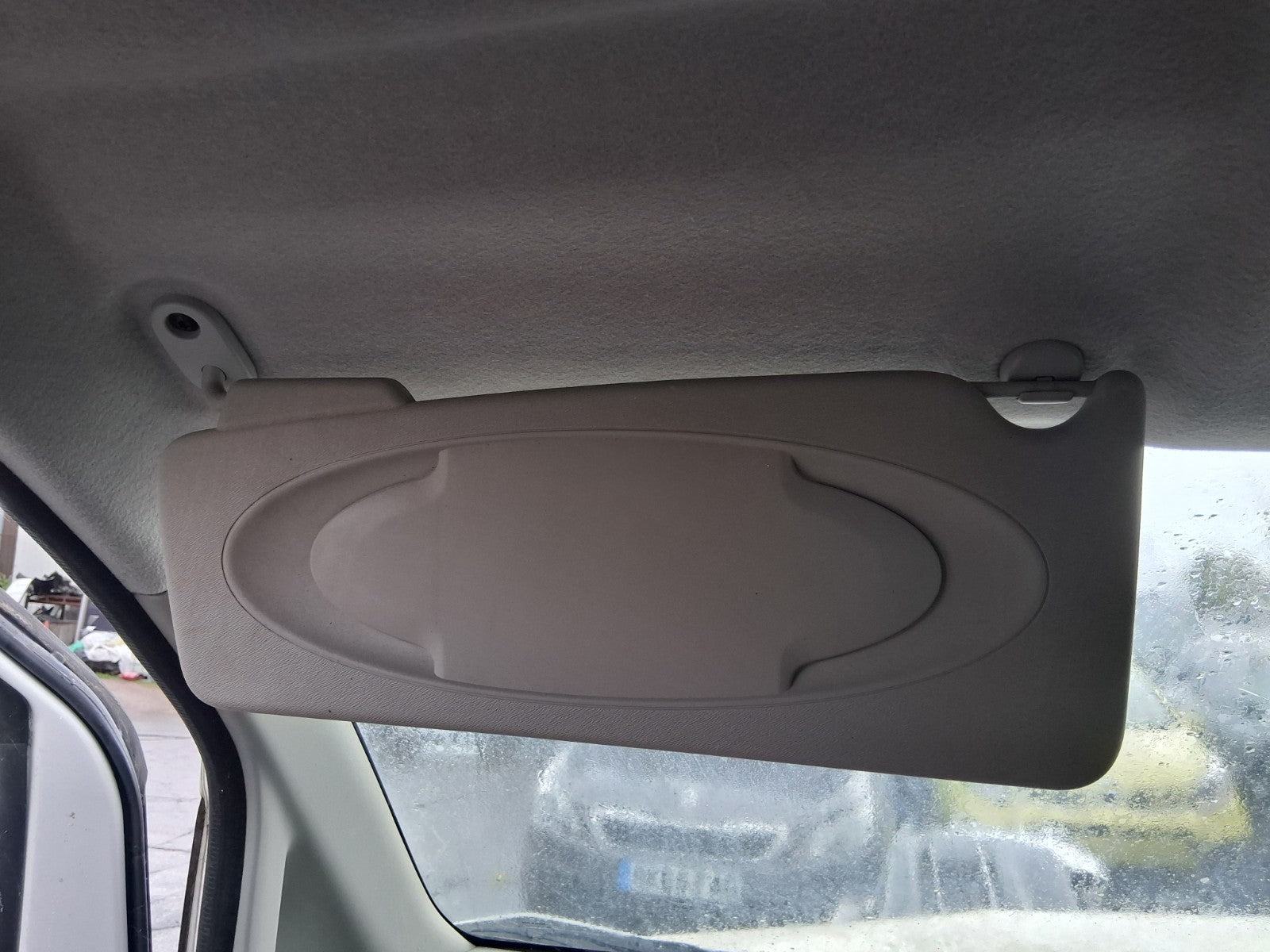 2018 NISSAN NV200 NSF PASSENGER SIDE FRONT LEFT SUN VISOR SHADE