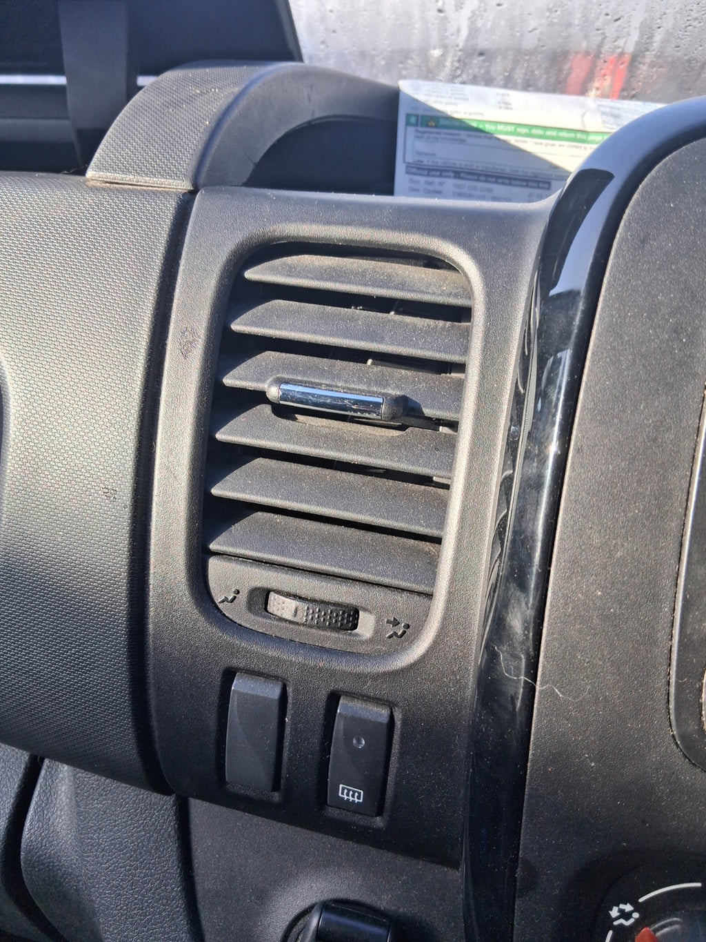 2017 VAUXHALL VIVARO MK2 BOTH FRONT DASHBOARD CENTRE  AIR VENTS
