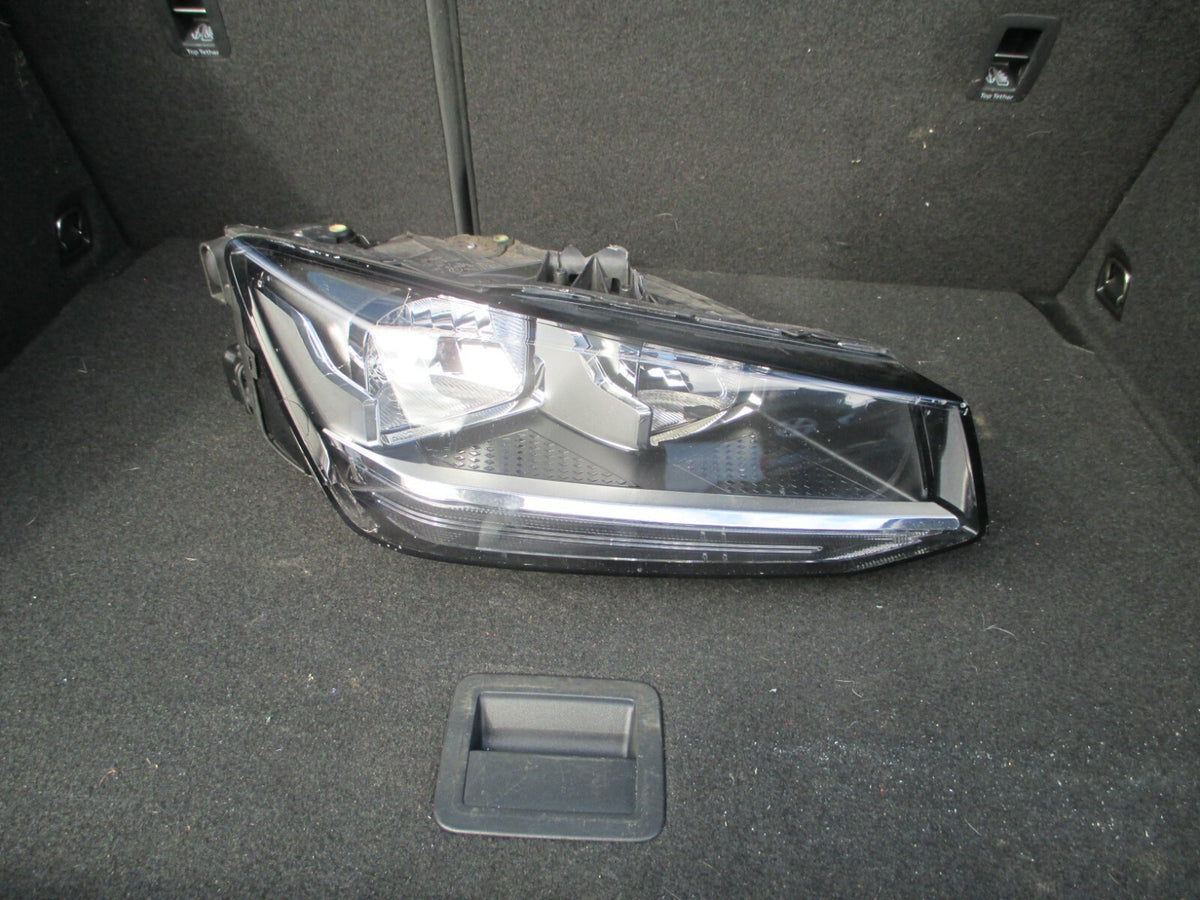 AUDI Q2 MK1 2020 OS DRIVER SIDE FRONT LIGHT HEADLIGHT HEAD LAMP DAMAGED
