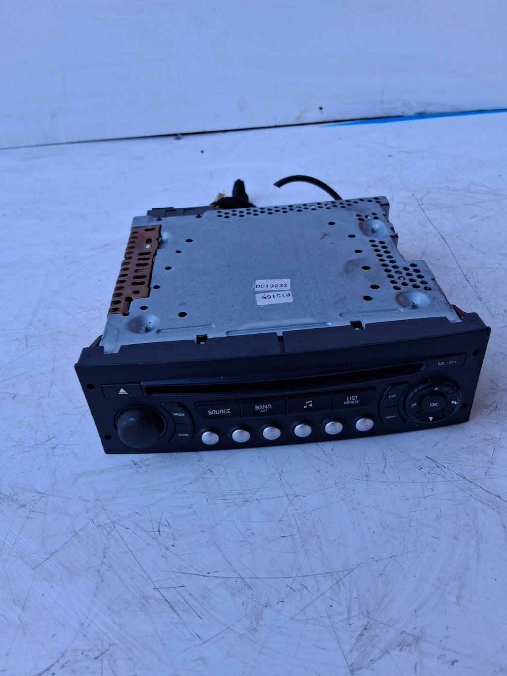 CITROEN C3 2006 COMPLETE CAR RADIO WITHOUT CODE VDAPZF60026567