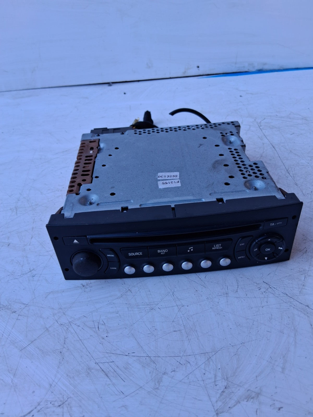 CITROEN C3 2006 COMPLETE CAR RADIO WITHOUT CODE VDAPZF60026567