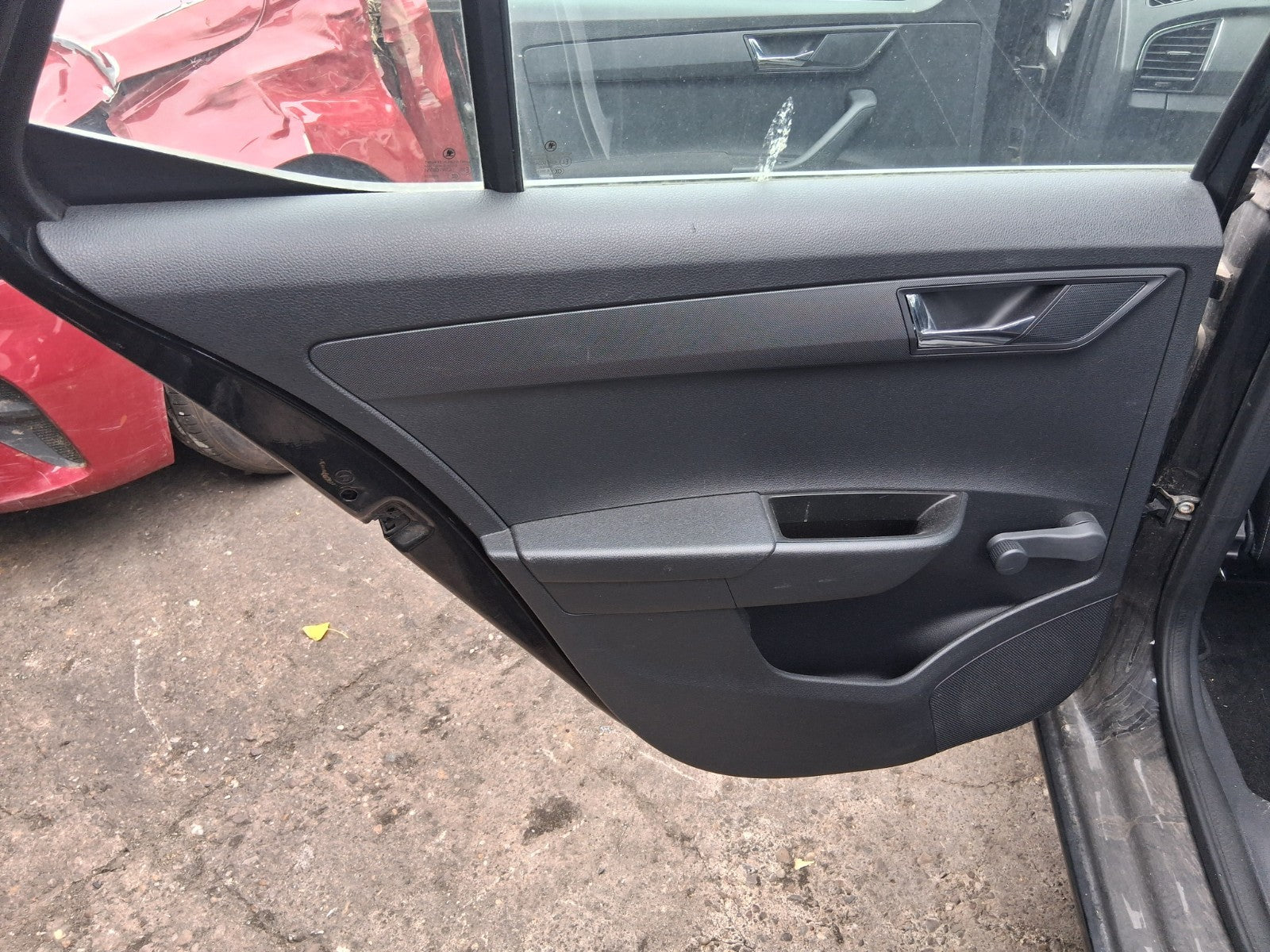 2020 SKODA FABIA MK3 NJ HATCHBACK NSR PASSENGER SIDE REAR LEFT DOOR CARD PANEL