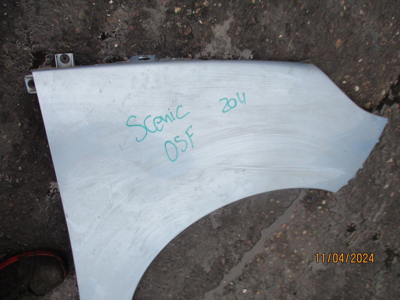 RENAULT SCENIC MK3 2011 OSF DRIVER FRONT QUARTER WING PANEL LIGHT BLUE TERPA
