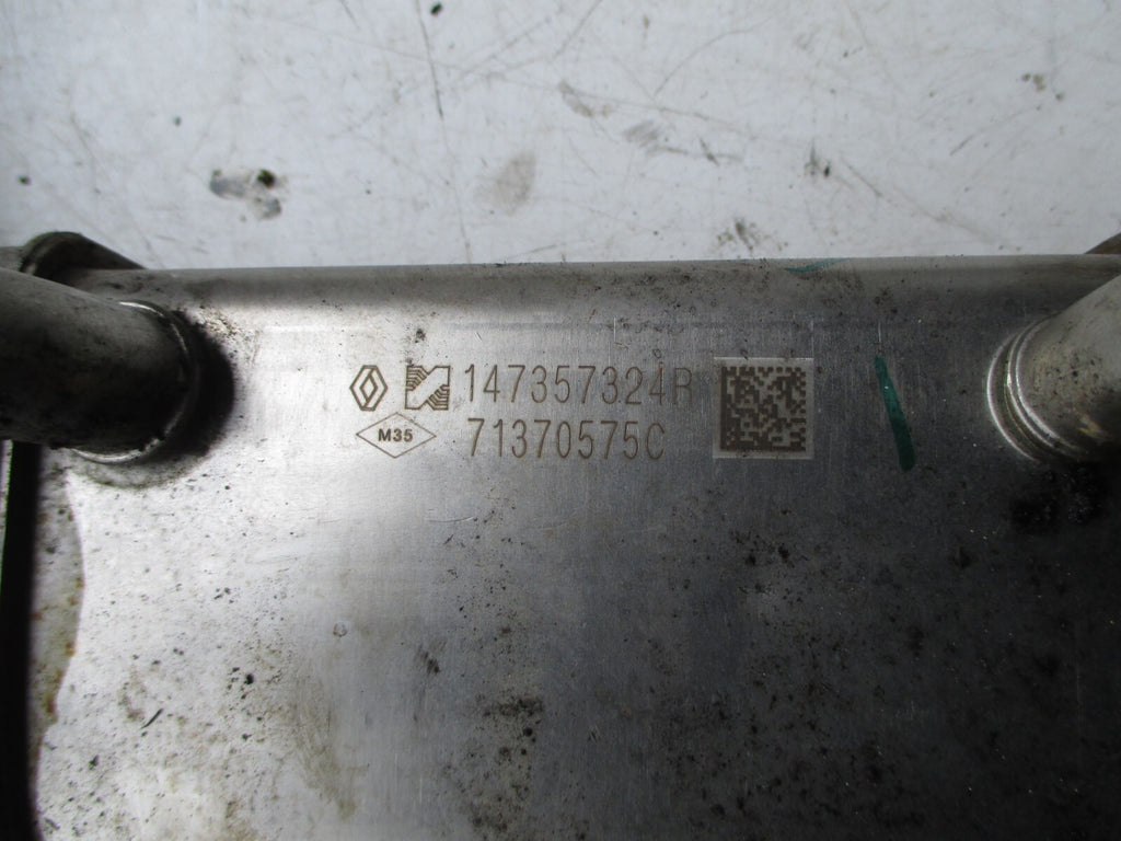 RENAULT CLIO MK4 2015 1.5 DIESEL ENGINE EGR VALVE COOLER 147357324R 71370575C