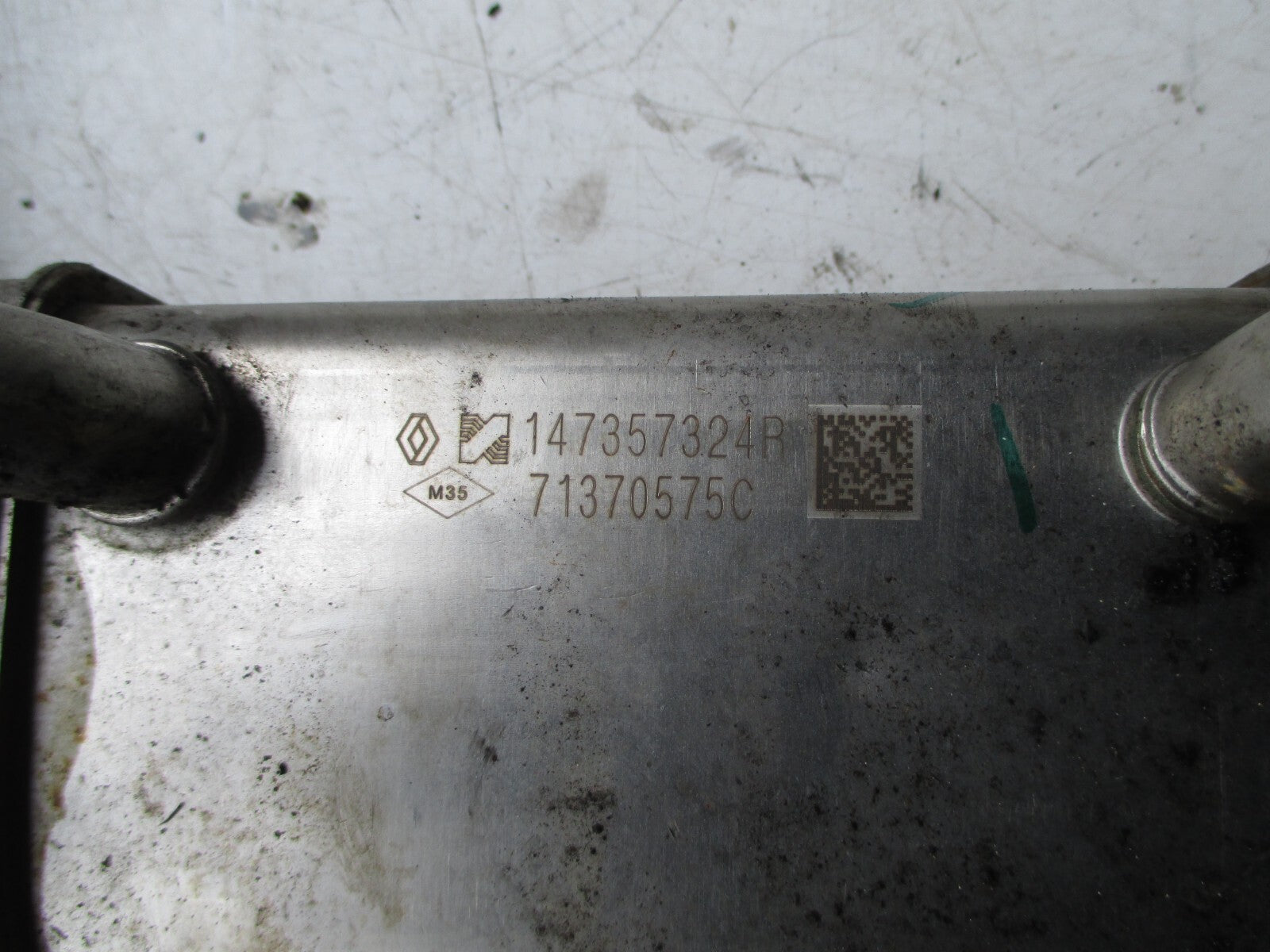 RENAULT CLIO MK4 2015 1.5 DIESEL ENGINE EGR VALVE COOLER 147357324R 71370575C