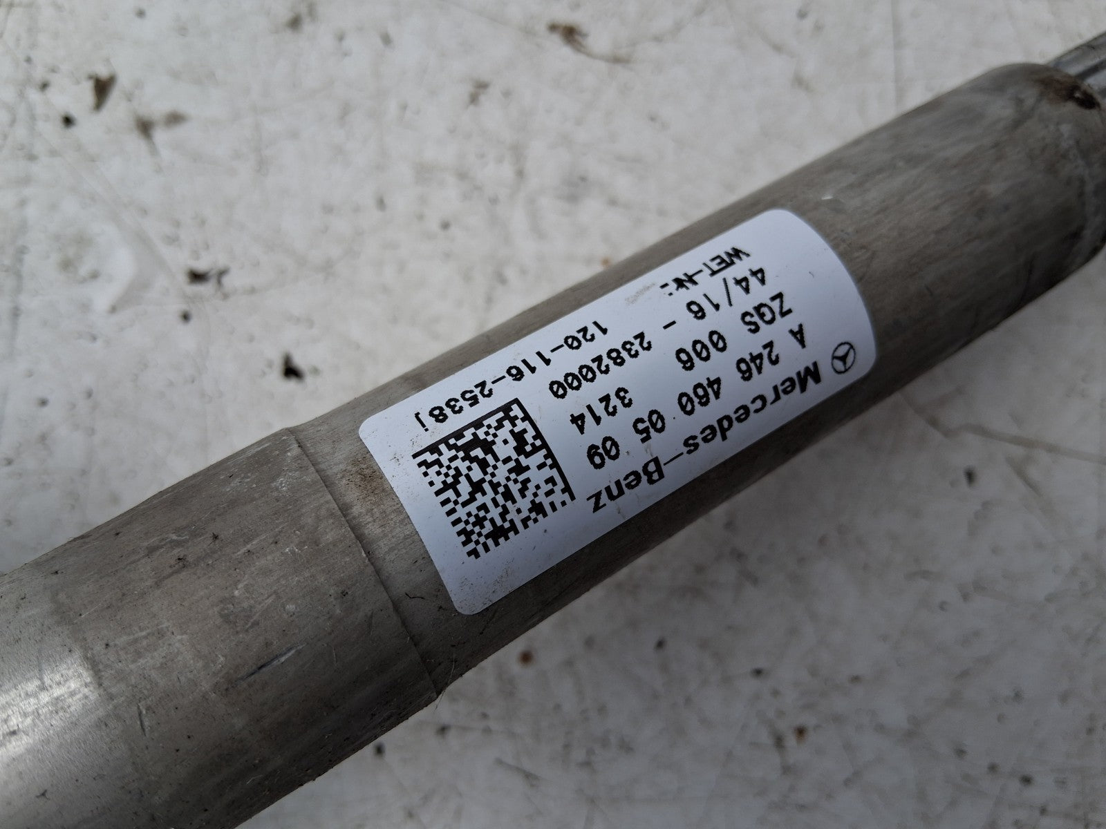 2016 MERCEDES BENZ CLA C117 STEERING COLUMN A2464602616