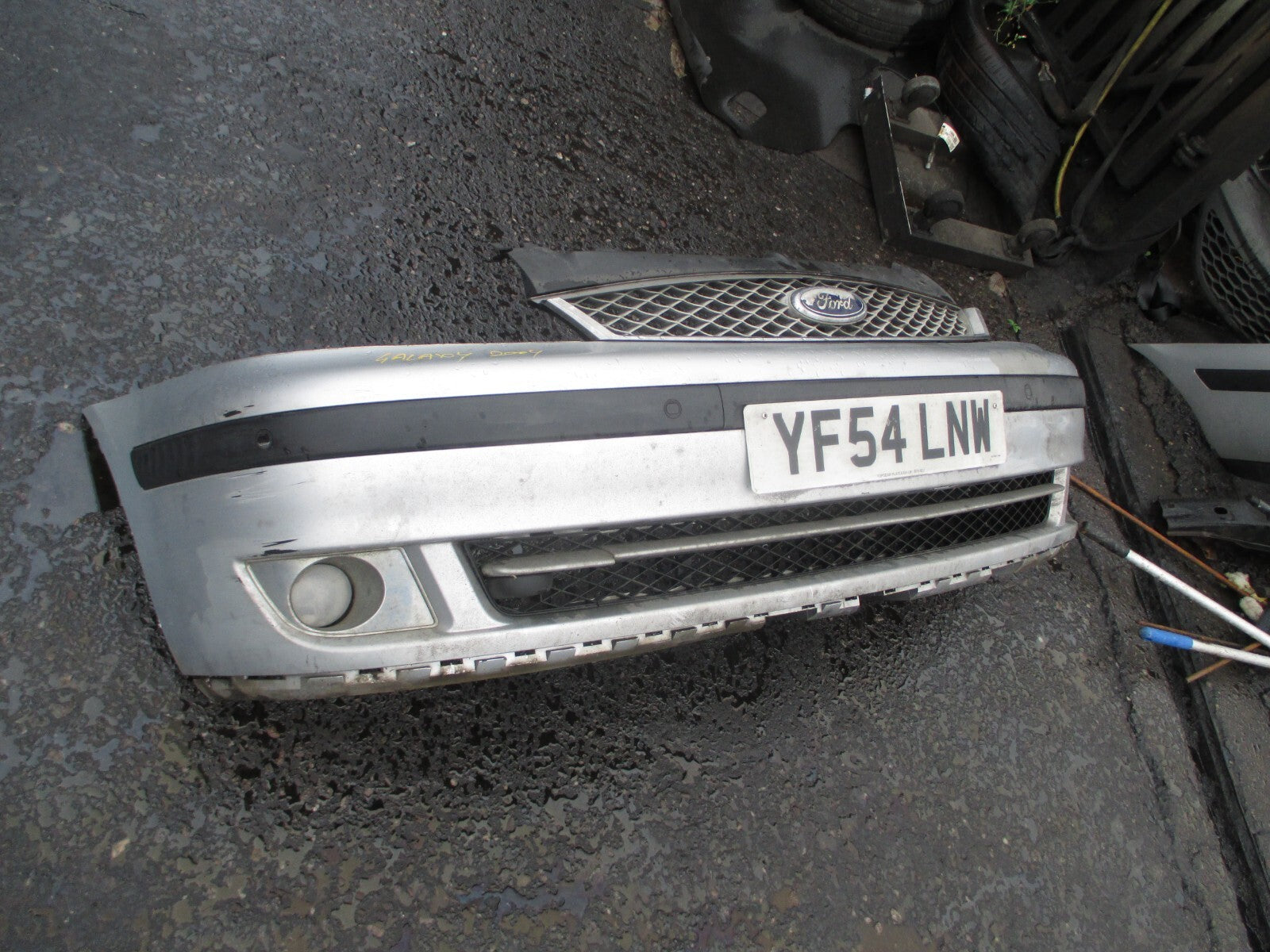 FORD GALAXY MK2 2004 FRONT COMPLETE BUMPER GREY