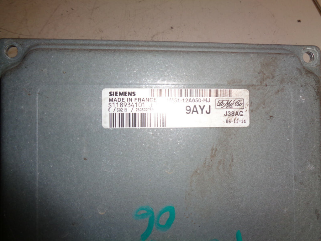 FORD FOCUS 2006 MK2 HATCHBACK ECU ENGINE CONTROL MODULE UNIT 4M5112A650HJ